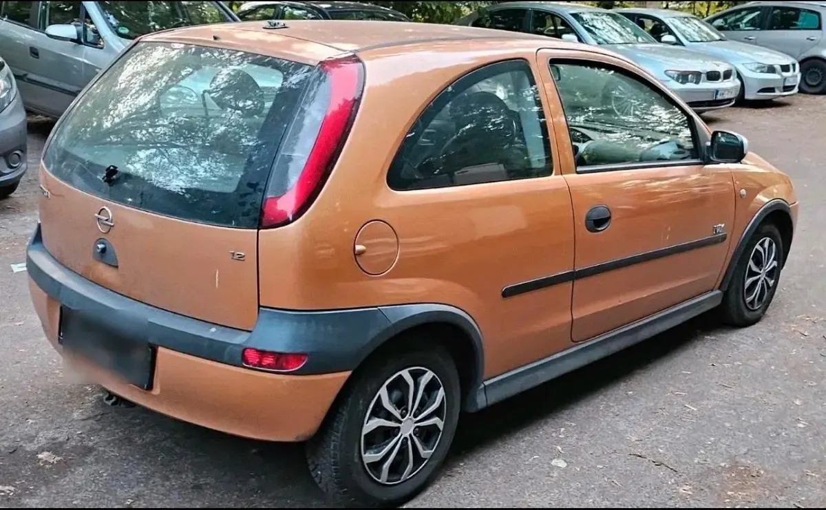 Gebraucht Opel Corsa 75 PS (55 kW) 2003 Orange Kleinwagen