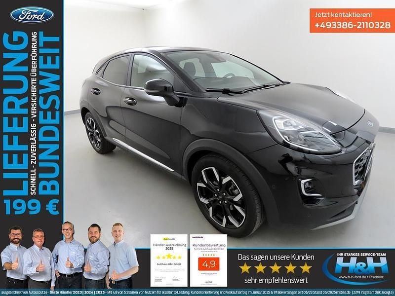 Obsidianschwarz Gebraucht 2021 Ford Puma Titanium X SUV | 19.340 € (Guter Preis) - Bild 1/4