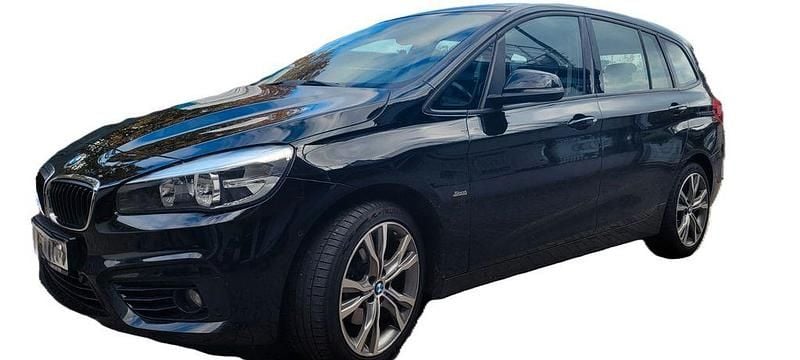 Schwarz Gebraucht 2016 BMW 218 Gran Tourer Sport Line Van / Kleinbus | 12.300 € (Guter Preis) - Bild 1/4