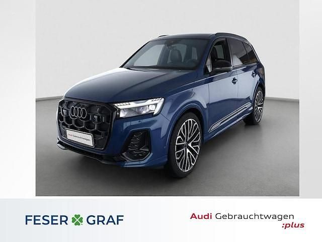 Ascariblau metallic Gebraucht 2024 Audi Q7 S-Line SUV | 81.890 € (Fairer Preis) - Bild 1/4