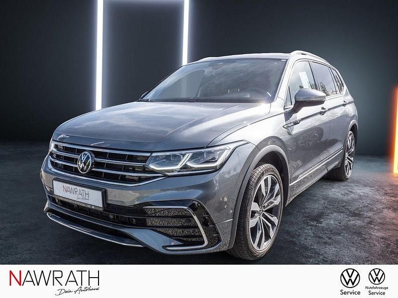 Grau Gebraucht 2022 VW Tiguan Allspace R-line SUV | 37.790 € (Fairer Preis) - Bild 1/4