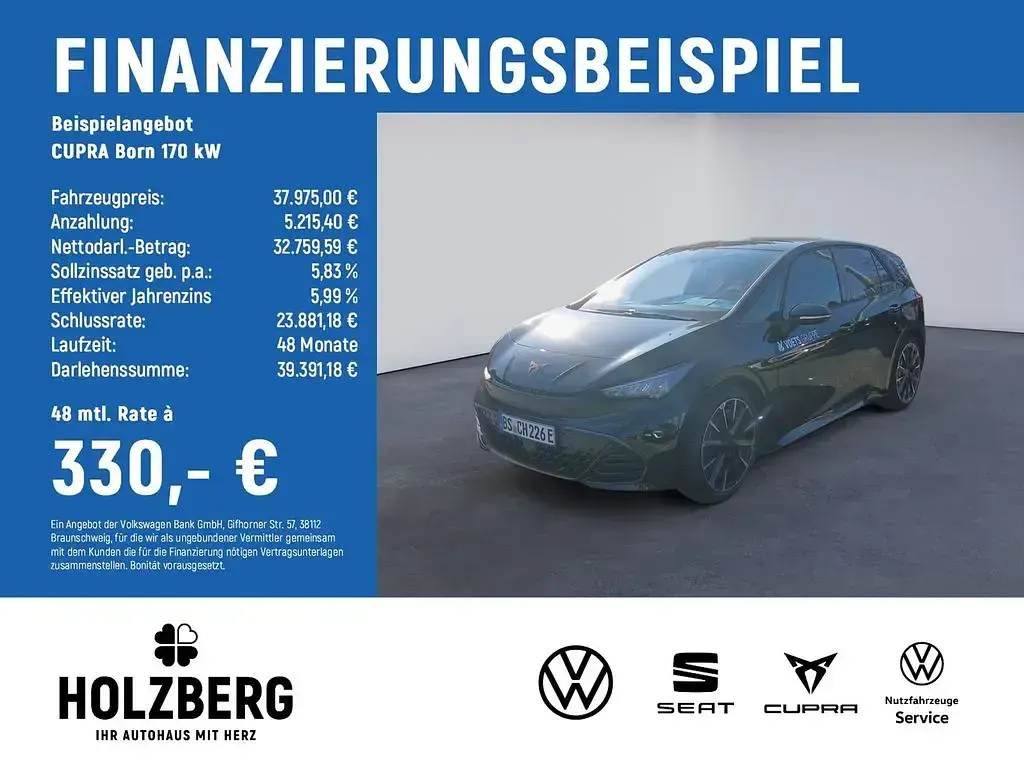 Usata Cupra Born 169 kW (231 CV) 2025 Nero Utilitaria