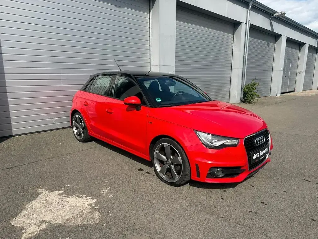 Usata Audi A1 Sportback S-Line 185 CV (136 kW) 2012 Rosso Utilitaria