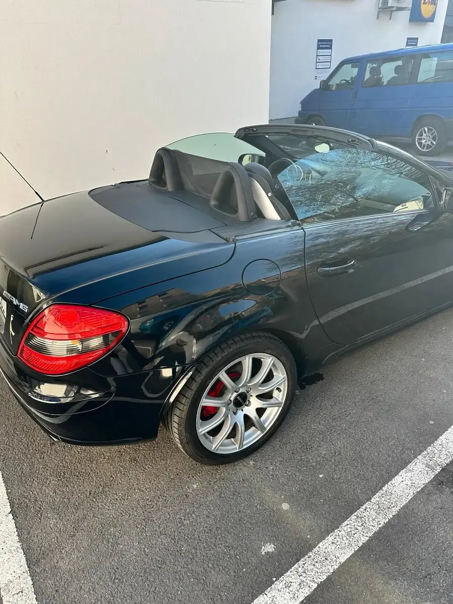 Gebraucht Mercedes SLK200 163 PS (119 kW) 2007 Schwarz Cabrio