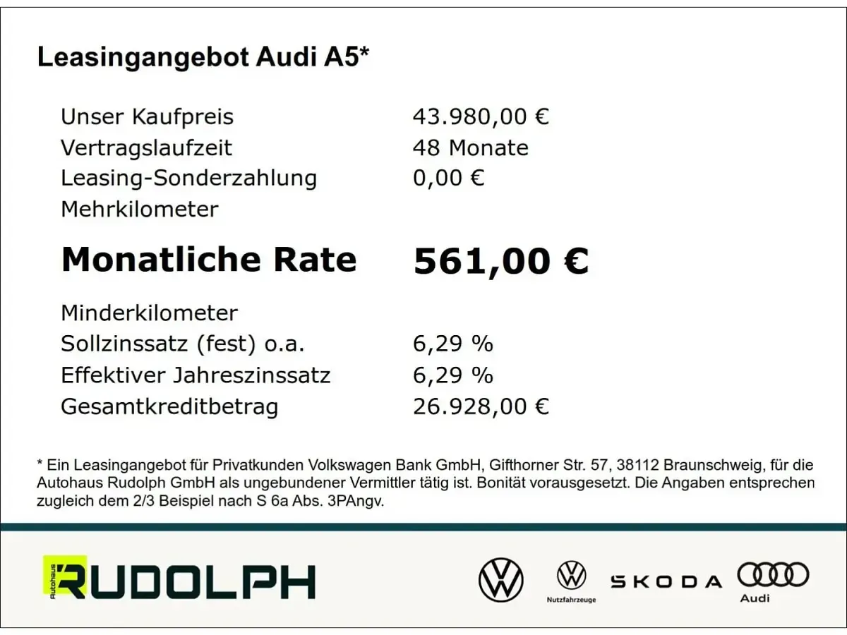 Gebraucht Audi A5 Ambiente 150 PS (110 kW) 2025 Ascariblau metallic Limousine