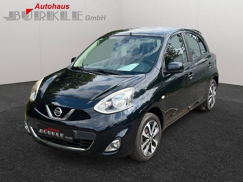 Schwarz Gebraucht 2015 Nissan Micra Acenta Kleinwagen | 7.790 € (Etwas zu teuer) - Bild 1/1