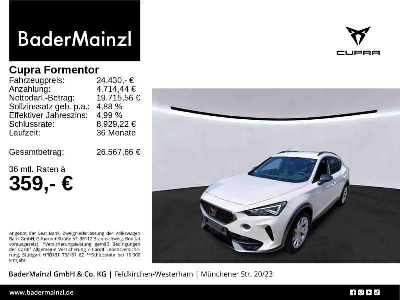 Weiß Gebraucht 2021 Cupra Formentor SUV | 24.430 € (Guter Preis) - Bild 1/3