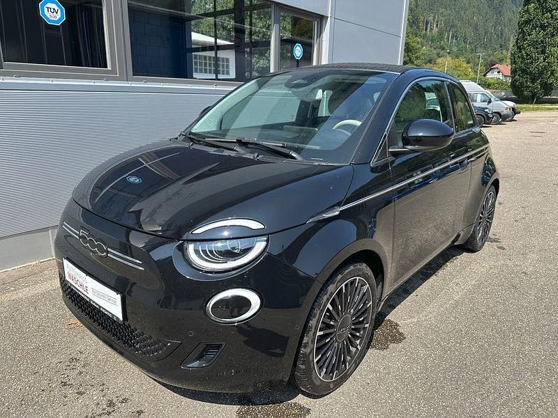 Schwarz Gebraucht 2022 Fiat 500e La Prima Cabrio | 19.990 € (Guter Preis) - Bild 1/4