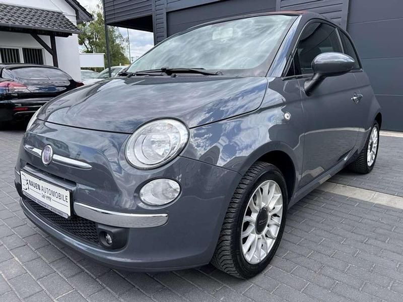 Grau Gebraucht 2012 Fiat 500 Lounge Cabrio | 7.970 € - Bild 1/4
