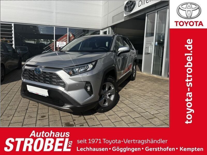 Lichtsilber metallic Gebraucht 2025 Toyota RAV4 Hybrid Business Edition SUV | 38.880 € (Superpreis) - Bild 1/4