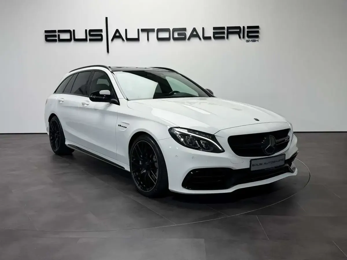 Gebraucht Mercedes C63 AMG AMG 476 PS (350 kW) 2018 Polarweiss Kombi