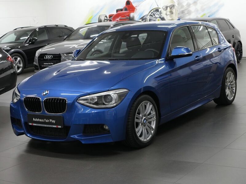 Estorilblau 2 met. Gebraucht 2013 BMW 125 M Sport Kleinwagen | 13.990 € (Etwas zu teuer) - Bild 1/4