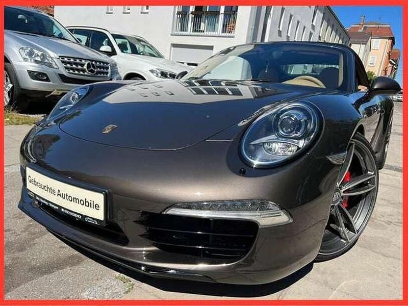 Anthrazitbraunmetallic (metallic) Gebraucht 2012 Porsche 911 Cabrio | 83.999 € (Fairer Preis) - Bild 1/4