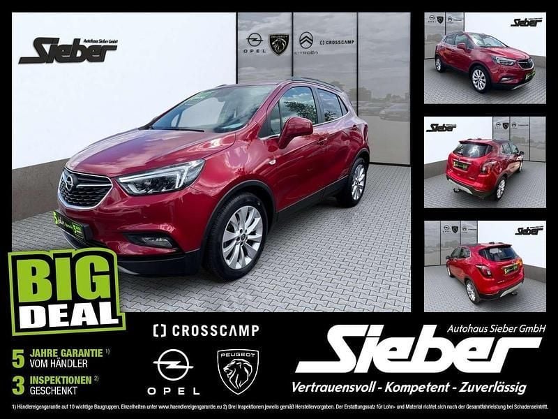 Orientrot/velvet red met Gebraucht 2018 Opel Mokka X Innovation SUV | 11.990 € (Guter Preis) - Bild 1/4