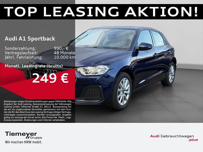 Gebraucht Audi A1 Sportback Advanced 95 PS (69 kW) 2025 Blau Kleinwagen