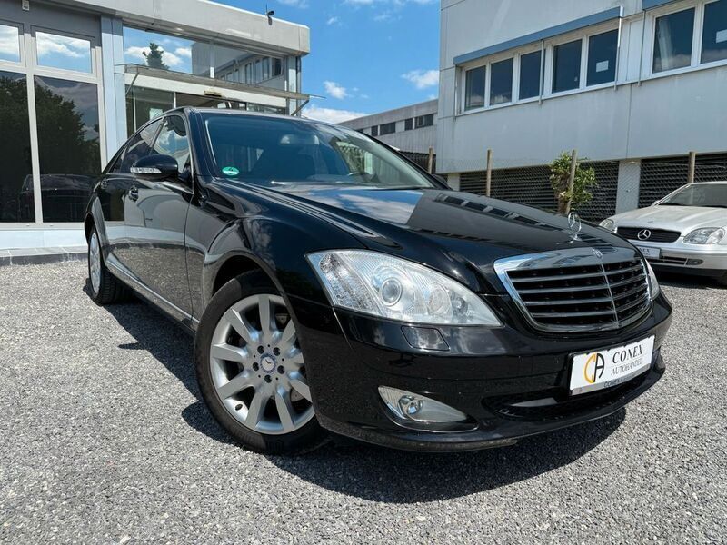 Obsidianschwarz metalliclack Gebraucht 2008 Mercedes S350 Limousine | 9.990 € (Fairer Preis) - Bild 1/4