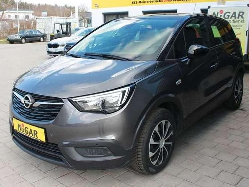 Gebraucht Opel Crossland X Edition 110 PS (80 kW) 2019 Mondstein grau/e:vulkan grau SUV