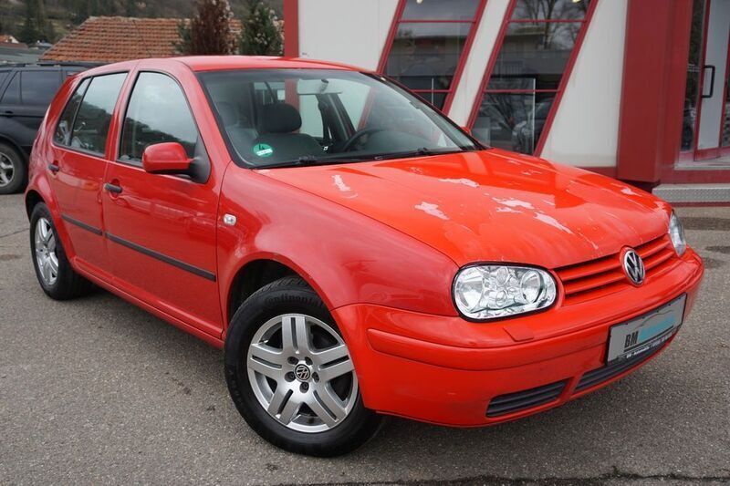 Rot Gebraucht 2002 VW Golf IV Kleinwagen | 1.550 € (Guter Preis) - Bild 1/4