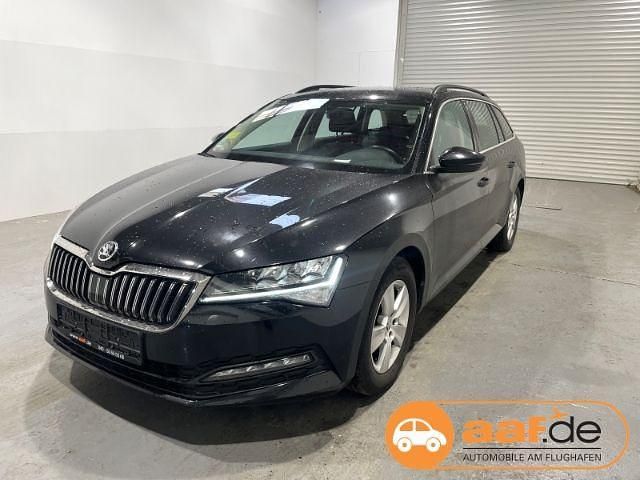 Cerna magic/black magic Gebraucht 2021 Skoda Superb Ambition Kombi | 19.750 € (Fairer Preis) - Bild 1/4