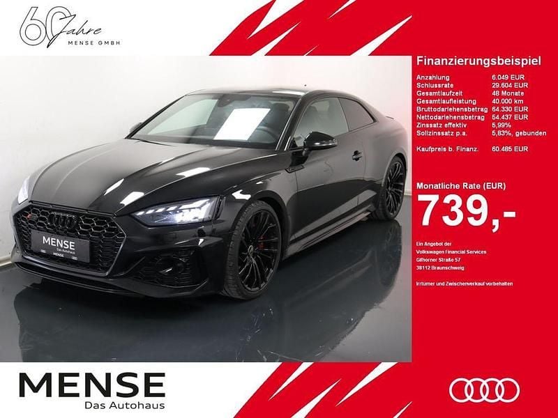 Mythosschwarz Gebraucht 2022 Audi RS5 Ambiente Coupé | 60.485 € (Fairer Preis) - Bild 1/4