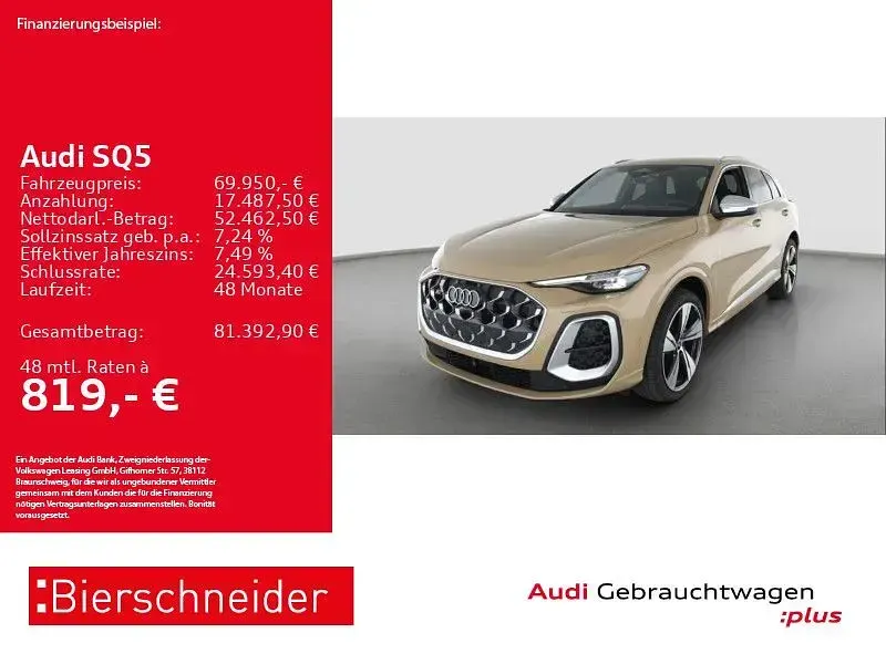 Gebraucht Audi SQ5 Sport 367 PS (269 kW) 2025 Gold SUV