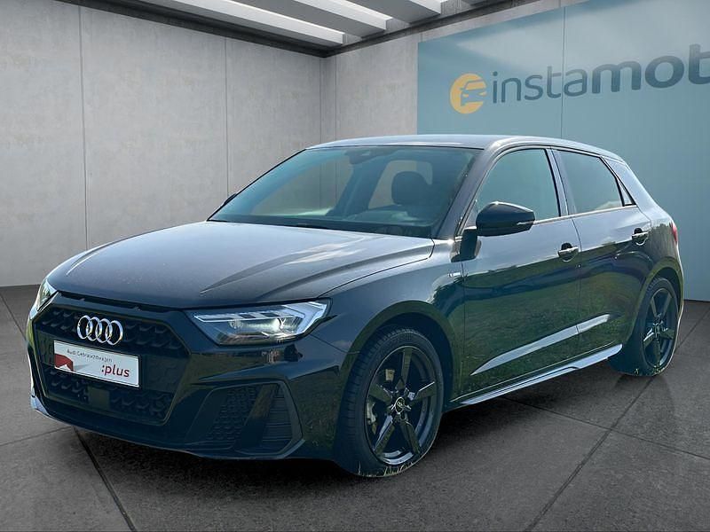Schwarz Gebraucht 2024 Audi A1 Sportback S-Line Kleinwagen | 26.699 € (Etwas zu teuer) - Bild 1/4