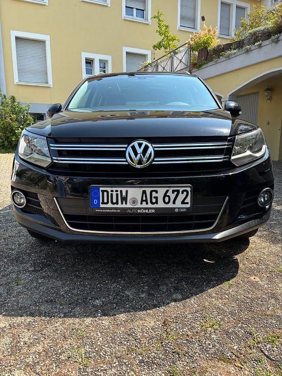 Schwarz Gebraucht 2014 VW Tiguan Sportline SUV | 14.900 € (Etwas zu teuer) - Bild 1/4