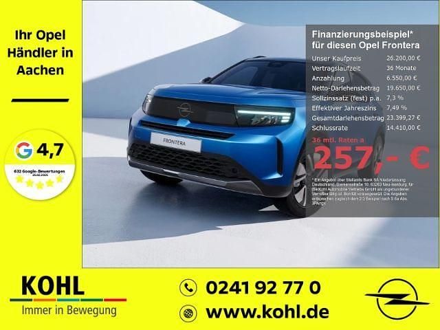 Blau Neu 2025 Opel Frontera SUV | 26.200 € (Fairer Preis) - Bild 1/4