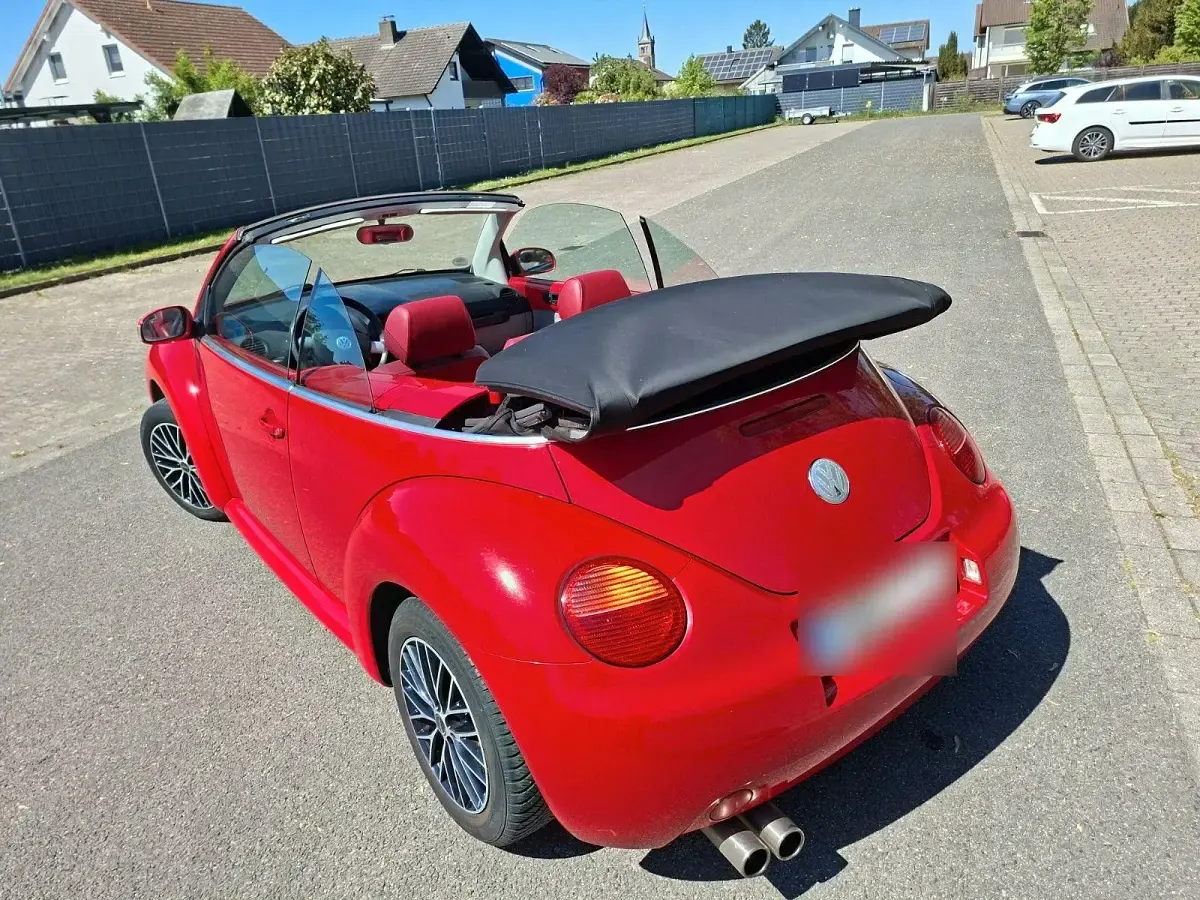 Gebraucht VW New Beetle Highline 102 PS (75 kW) 2003 Rot Kleinwagen