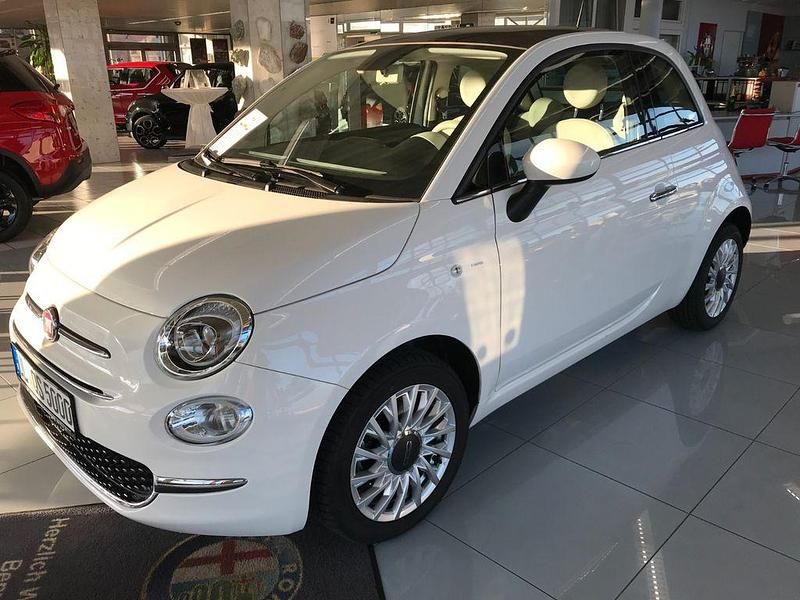 Weiß Gebraucht 2018 Fiat 500 Lounge Kleinwagen | 10.500 € (Etwas zu teuer) - Bild 1/4