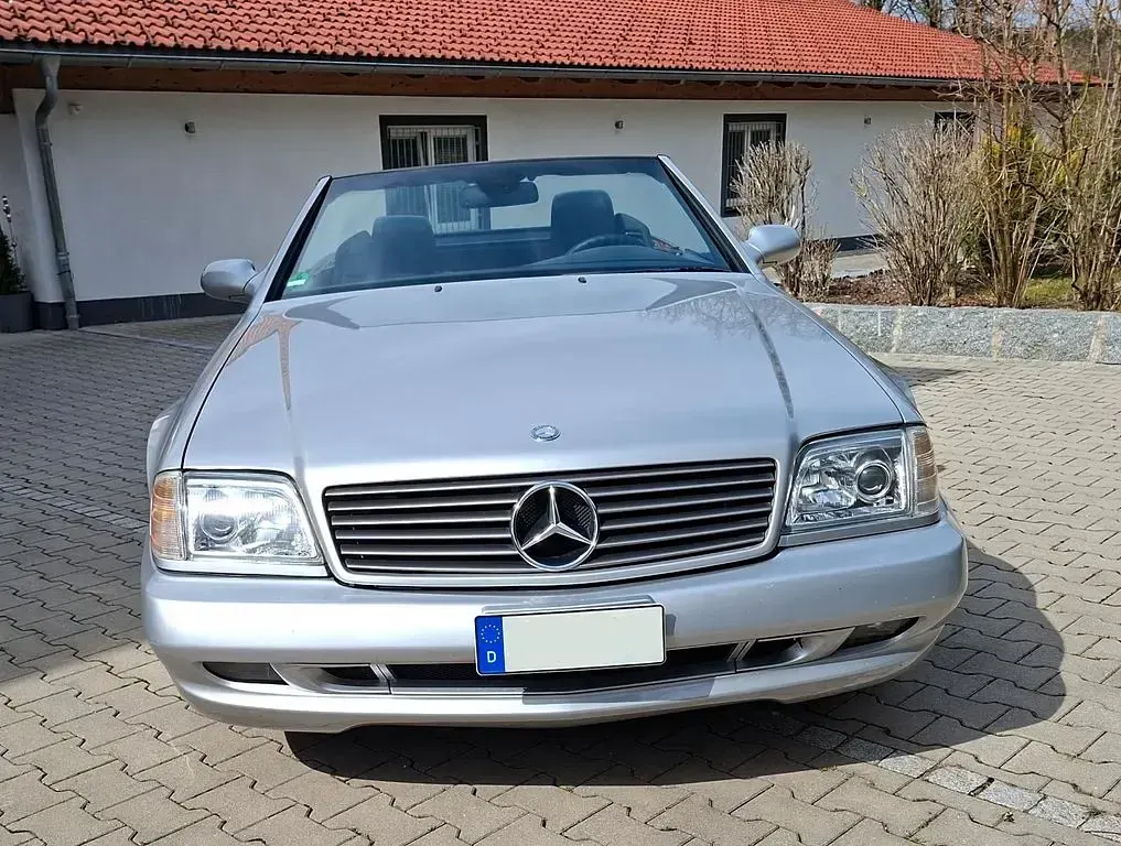 Gebraucht Mercedes SL500 AMG 306 PS (225 kW) 2000 Silber Cabrio