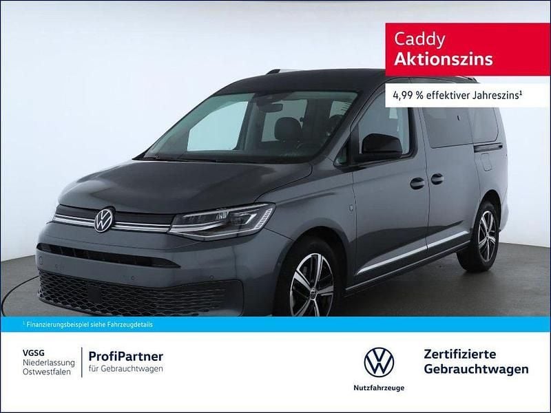 Grau Gebraucht 2024 VW Caddy Maxi Style Van / Kleinbus | 40.360 € (Fairer Preis) - Bild 1/4