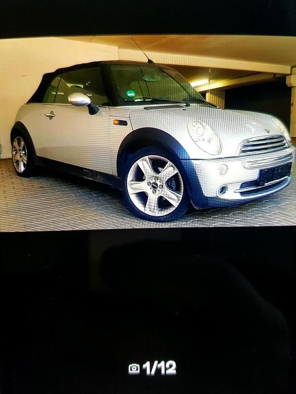 Silber Gebraucht 2004 Mini Cooper Cabriolet Cabrio | 1.400 € (Guter Preis) - Bild 1/2