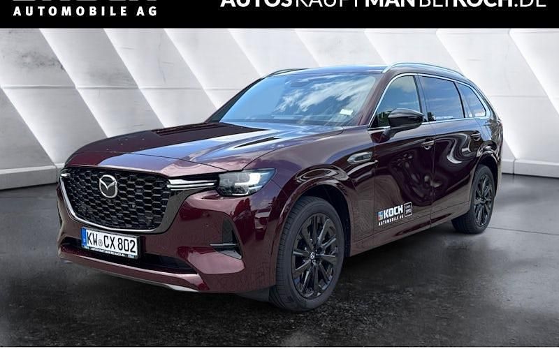 Rot Gebraucht 2024 Mazda CX-80 Homura-Line SUV | 58.490 € (Fairer Preis) - Bild 1/4