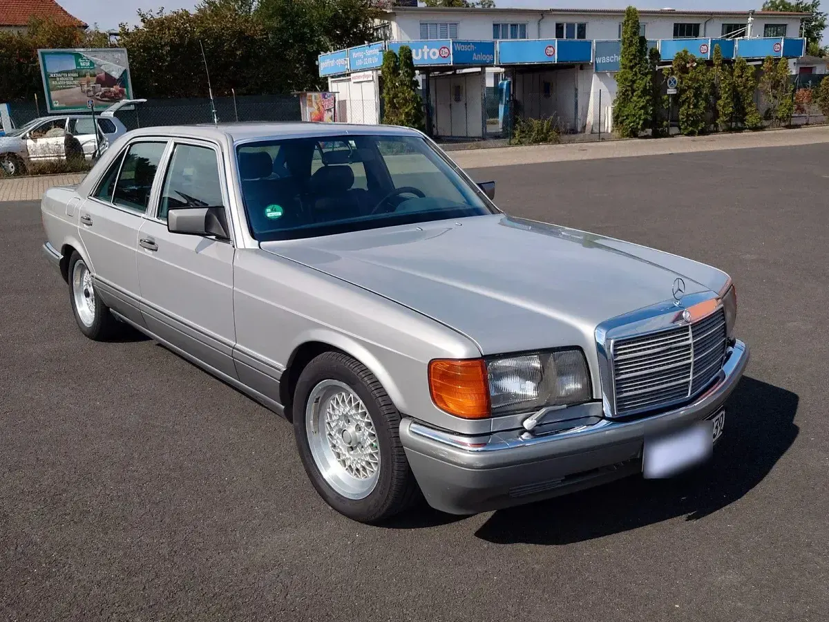 Gebraucht Mercedes S500 223 PS (164 kW) 1987 Silber Limousine