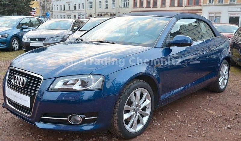 Blau Gebraucht 2011 Audi A3 Cabriolet Ambition Cabrio | 6.999 € (Guter Preis) - Bild 1/4
