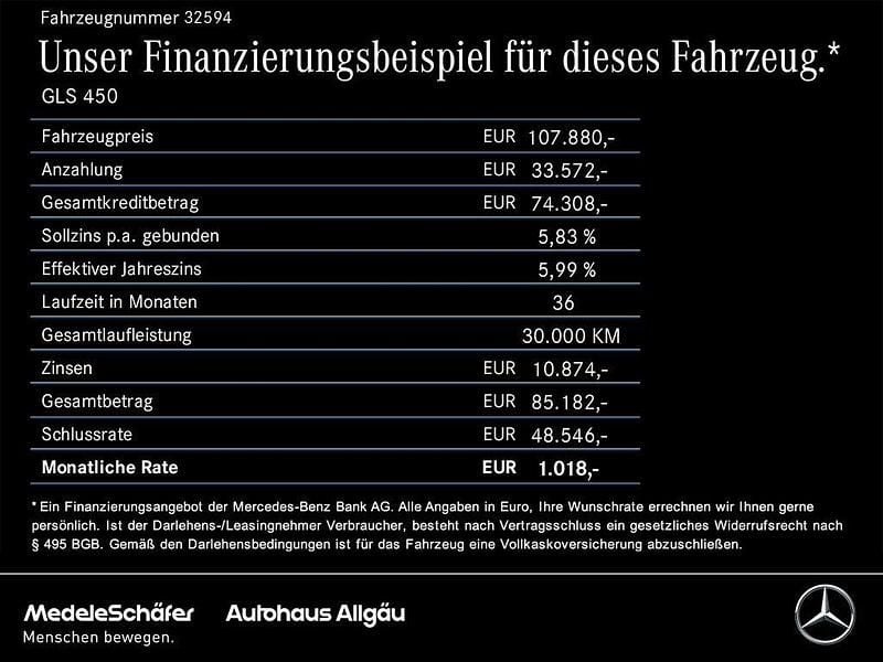 Gebraucht Mercedes GLS450 AMG 367 PS (269 kW) 2024 Weiß SUV
