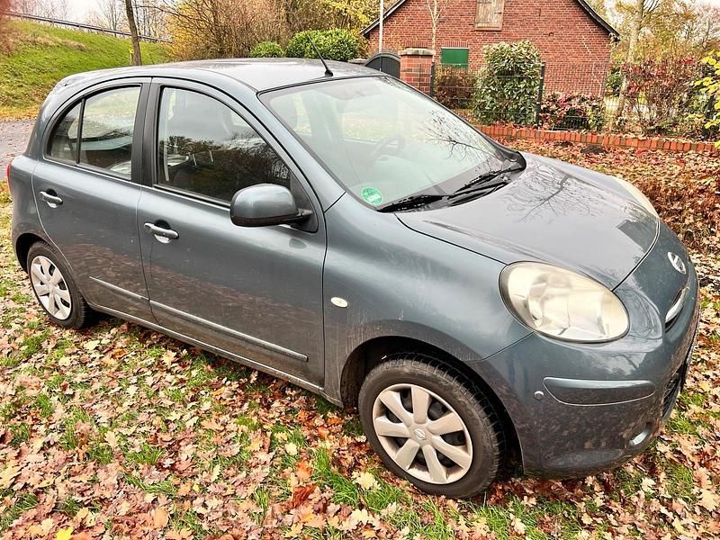 Silber Gebraucht 2011 Nissan Micra Kleinwagen | 4.400 € (Teuer) - Bild 1/4