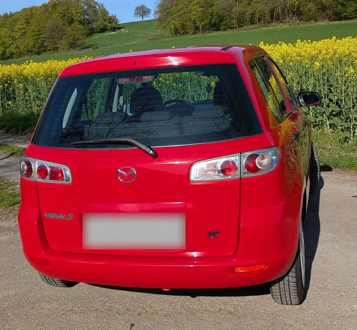 Usata Mazda 2 75 CV (55 kW) 2006 Rosso Utilitaria