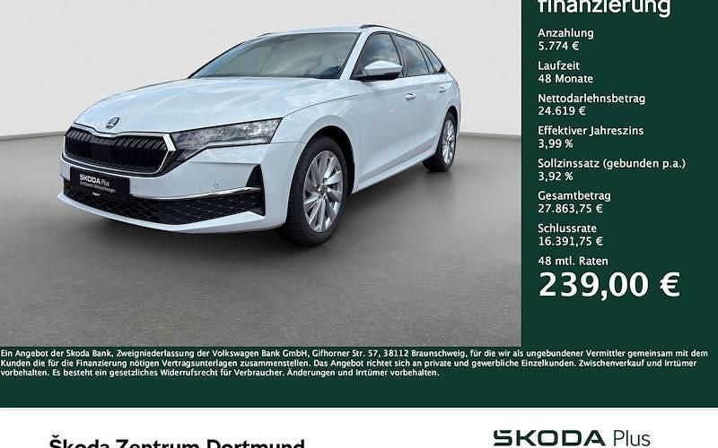 Weiß Gebraucht 2024 Skoda Octavia Selection Kombi | 30.342 € (Fairer Preis) - Bild 1/4
