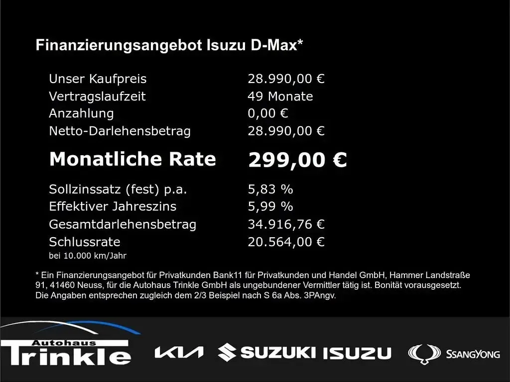 Occasion Isuzu D-Max 163 ch (119 kW) 2022 Gris Pick-up