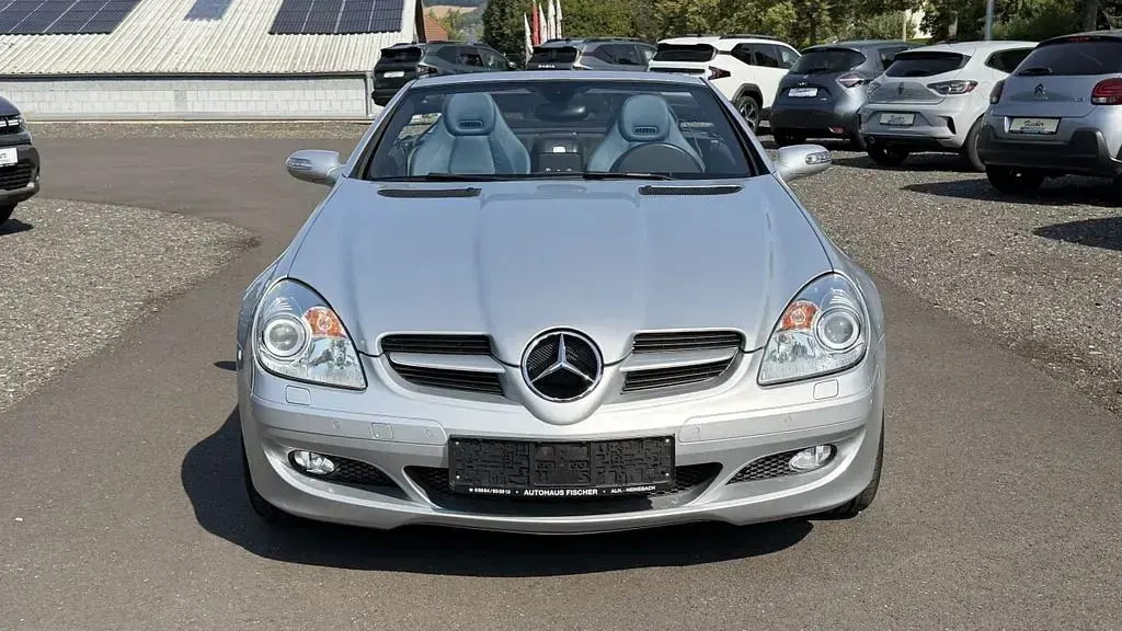 Gebraucht Mercedes SLK200 163 PS (119 kW) 2005 Silber Cabrio