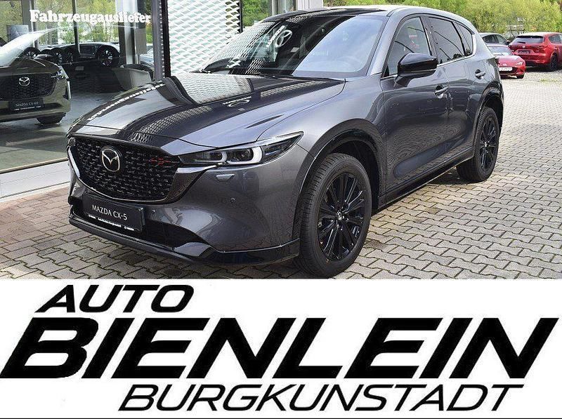 Machine grey Gebraucht 2024 Mazda CX-5 Homura-Line SUV | 36.900 € (Guter Preis) - Bild 1/4