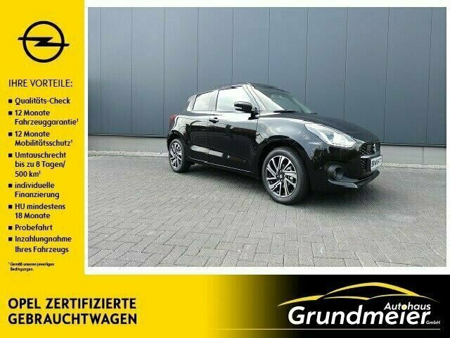 Schwarz metallic Gebraucht 2021 Suzuki Swift Comfort+ Kleinwagen | 15.890 € (Teuer) - Bild 1/4