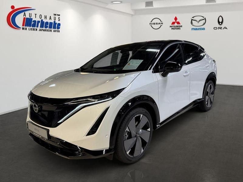 Pearl white/pearl black Gebraucht 2025 Nissan Ariya Evolve SUV | 53.990 € (Teuer) - Bild 1/4