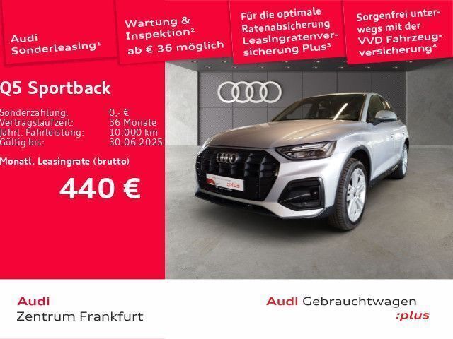 Florettsilber metallic Gebraucht 2024 Audi Q5 Sportback Ambiente SUV | 54.848 € (Etwas zu teuer) - Bild 1/2