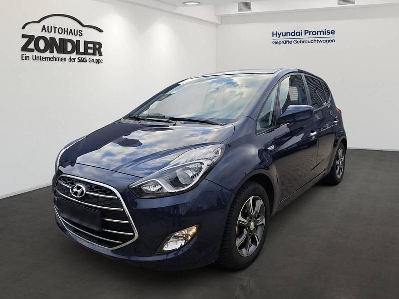 Stellar blue / met (blau) Gebraucht 2019 Hyundai ix20 Space Kleinwagen | 13.990 € - Bild 1/4