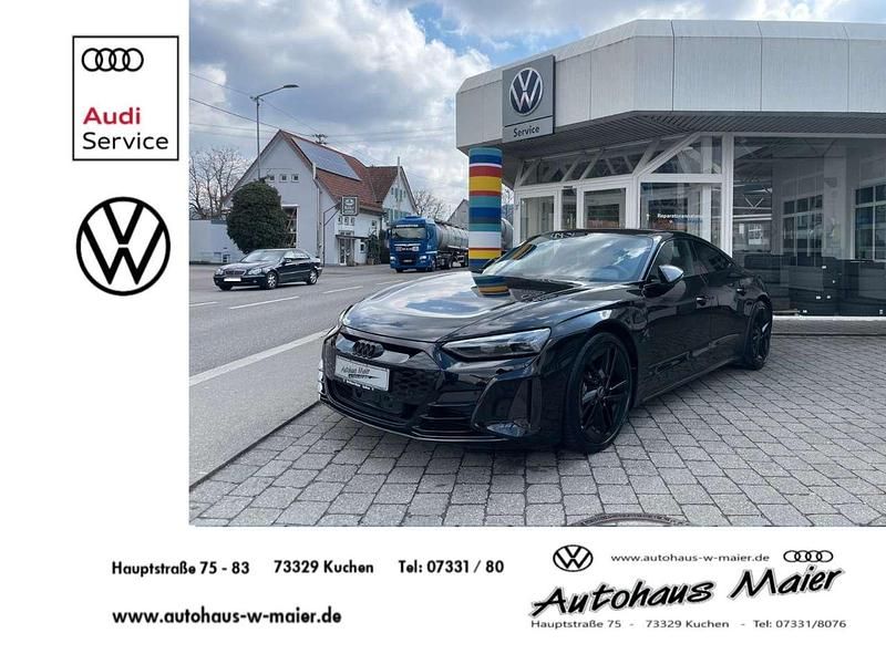 Gebraucht Audi e-tron GT quattro 439 kW (598 PS) 2023 Mythosschwarz metallic Limousine