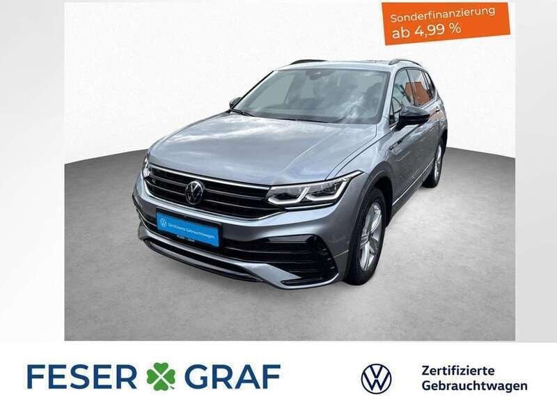 Pyrit silber metallic Gebraucht 2024 VW Tiguan Allspace R-line SUV | 45.440 € (Fairer Preis) - Bild 1/2
