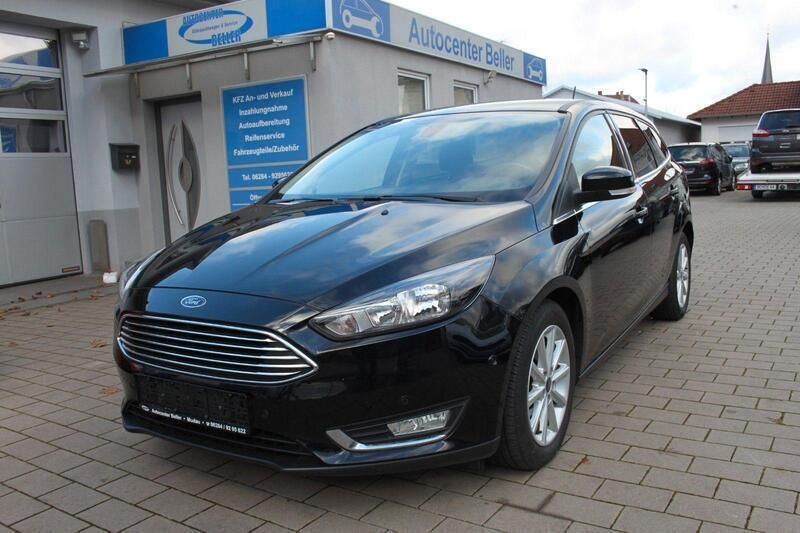 Schwarz Gebraucht 2016 Ford Focus Titanium Kombi | 11.999 € (Fairer Preis) - Bild 1/4